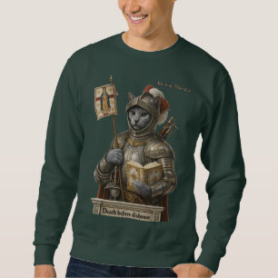 Sudadera Gato Conquistador Blue Ruso – Honor y Legado
