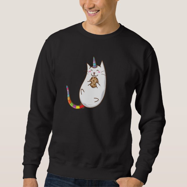Sudadera Gato Cookie Unicorn (Anverso)