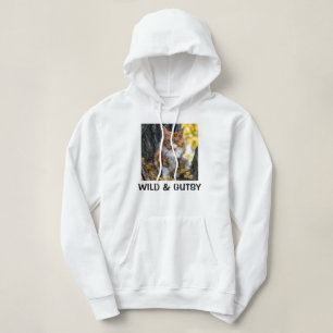 Sudadera Gato Coon Rojo Maine Personalizado Blanco Negro Ma