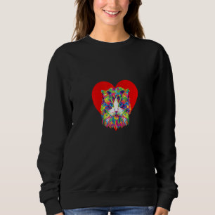 Sudadera Gato Cortado Para Gato Gatito De Gatitos Coloridos