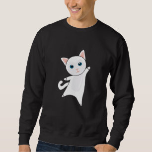 Sudadera Gato Cute Gatito Gatos Blancos Cute Animales