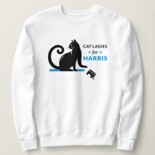 Sudadera Gato Damas de la camiseta de Kamala Harris