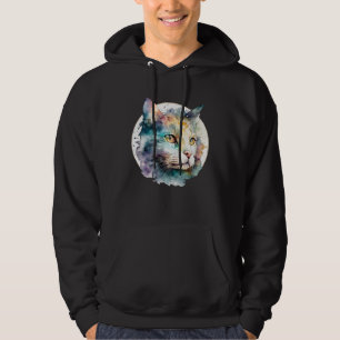 Sudadera Gato de acuarela original único adorable y lindo