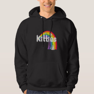 Sudadera Gato de arcoiris Gatitos Gatos Gatito Corazón Gato