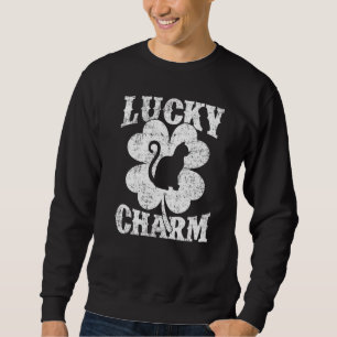 Sudadera Gato de Bengala Shamrock Lucky Bengal Cat St Patri