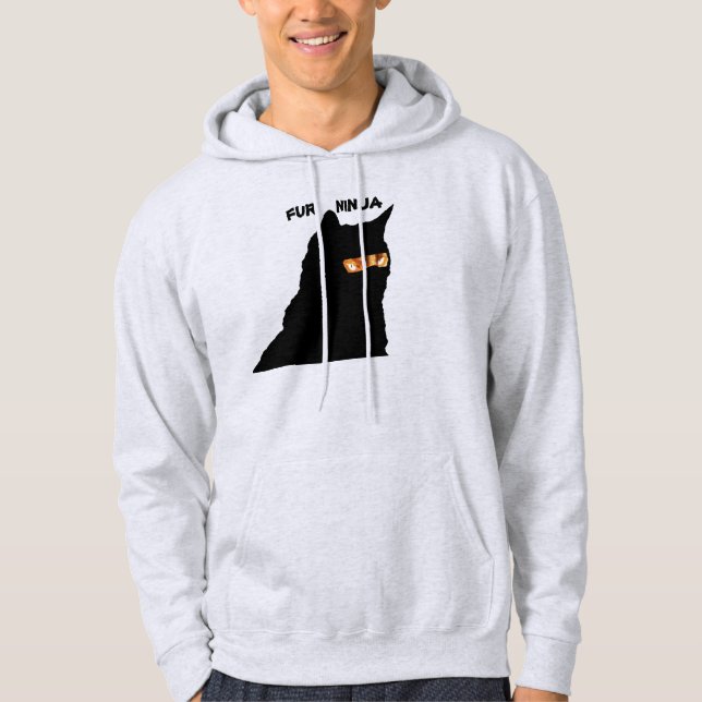 Sudadera Gato de chocolate es Fur Ninja (Anverso)