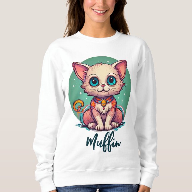 Sudadera Gato de corte (Anverso)