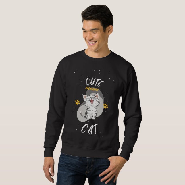 Sudadera Gato de corte (Anverso completo)