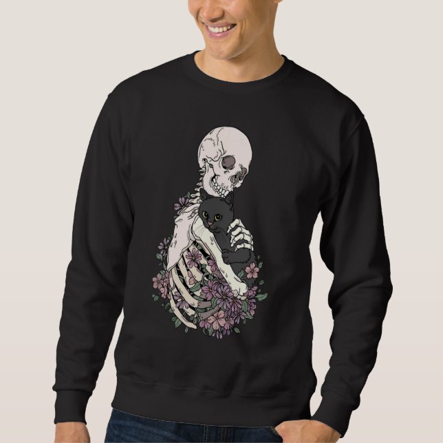 Sudadera Gato de Cuadros (Anverso)