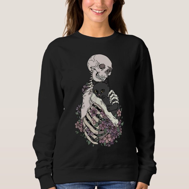 Sudadera Gato de Cuadros (Anverso)