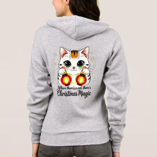 Sudadera Gato de dibujos animados acogedor - Fiesta inverna