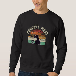 Sudadera Gato de estado de ánimo actual para gato