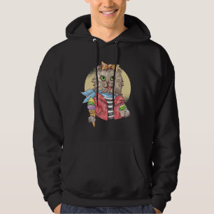 Sudadera Gato de estilo rockabilly