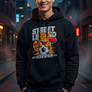 Sudadera Gato de Fútbol Leyenda Callejera para Atletas