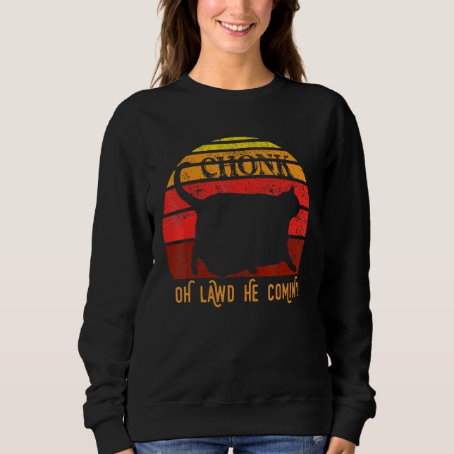 Sudadera Gato de gato gordo (Anverso)