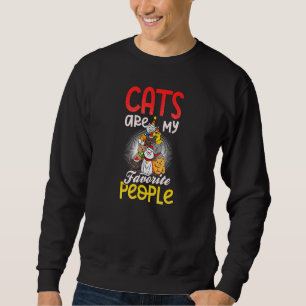 Sudadera Gato de gatos Navidades favoritos de gatos