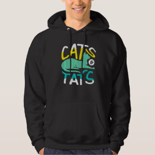 Sudadera Gato De Gatos Y Tatuajes De Tatuaje Gatito Tattooo