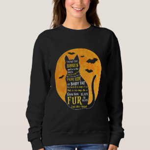Sudadera Gato de Halloween Twist The Bones