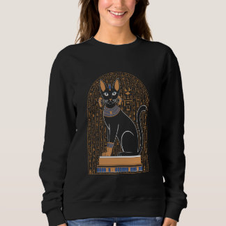 Sudadera Gato de la Antigua Egipto jeroglífico para la masa