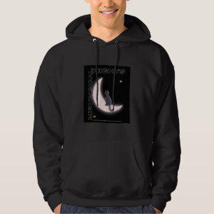 Sudadera Gato de las noches meowgicas en la luna creciente 