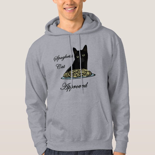 Sudadera Gato de los espaguetis aprobado (Anverso)