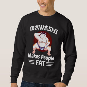 Sudadera Gato De Lucha De Sumo En Mawashi Hace Que La Gente