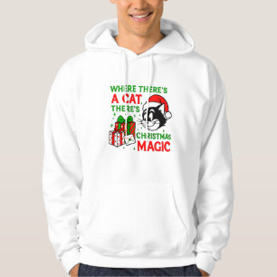 Sudadera Gato de Navidad Acogedor Regalo Definitivo para Am