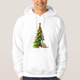 Sudadera Gato de Navidades de papel