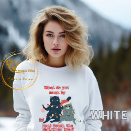 Sudadera Gato de Navidades divertidos