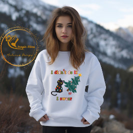 Sudadera Gato de Navidades divertidos