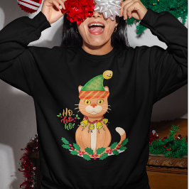 Sudadera Gato de Navidades divertidos