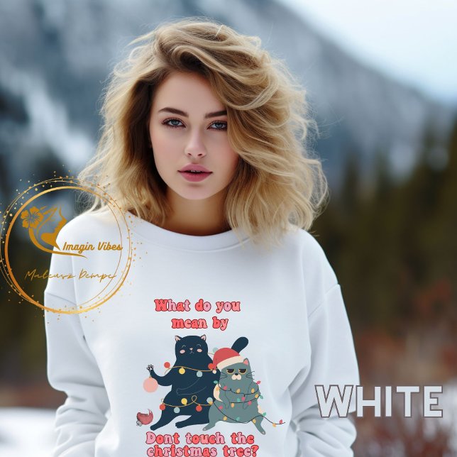 Sudadera Gato de Navidades divertidos (Subido por el creador)