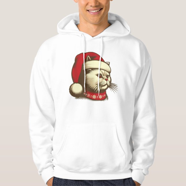Sudadera Gato de Navidades Grump (Anverso)