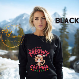 Sudadera Gato de Navidades Meowy del gato de Navidades curo