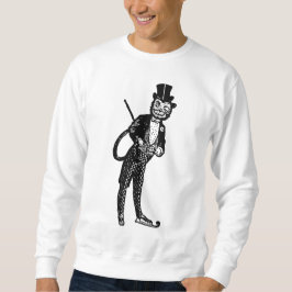 Sudadera Gato de ópera sofisticada de época