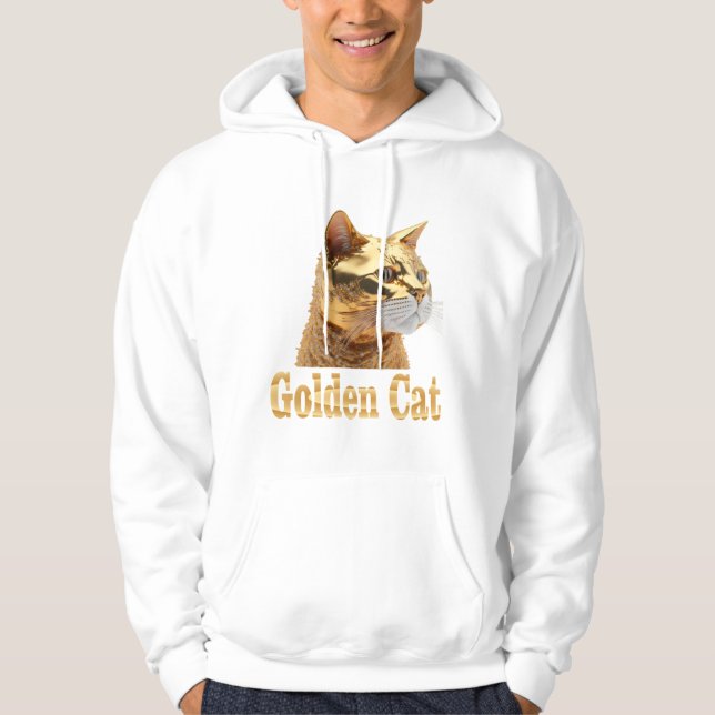 Sudadera Gato de oro de T-Shirt Hoodli (Anverso)