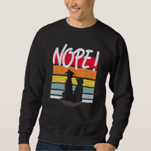 Sudadera Gato De Perro Con Cita De No Para Perro Madre O Pa