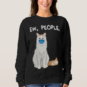 Sudadera Gato de personas ew Turkish Van que lleva máscara