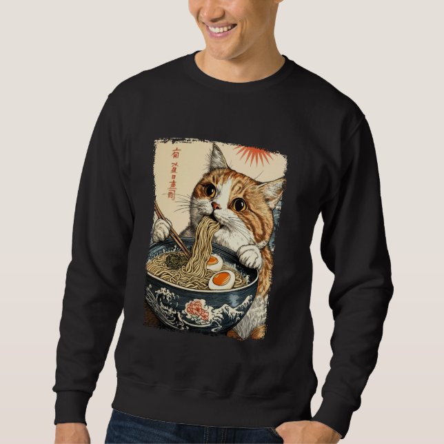 Sudadera Gato de Ramen (Anverso)