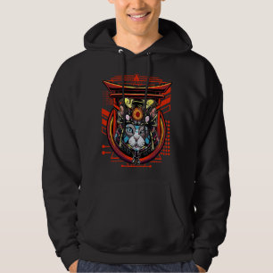 Sudadera Gato de Samurai