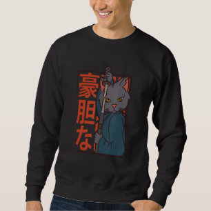 Sudadera Gato de Samurai Guerrero de Kitty Japonés
