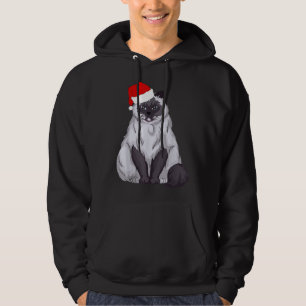 Sudadera Gato de Santa Ragdoll Navidades Pajama Gracioso re