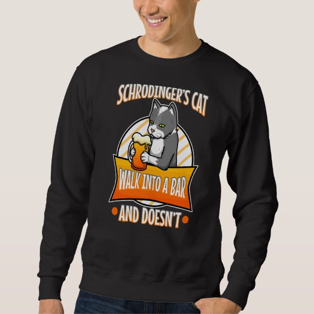 Sudadera Gato de Schrodinger (Anverso)