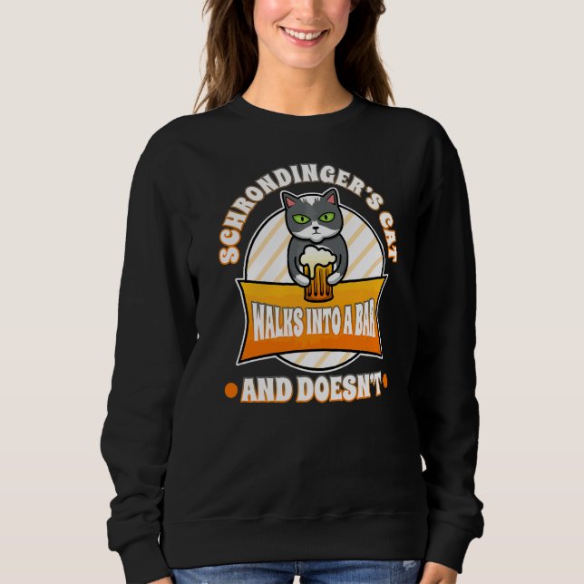 Sudadera Gato de Schrodinger (Anverso)