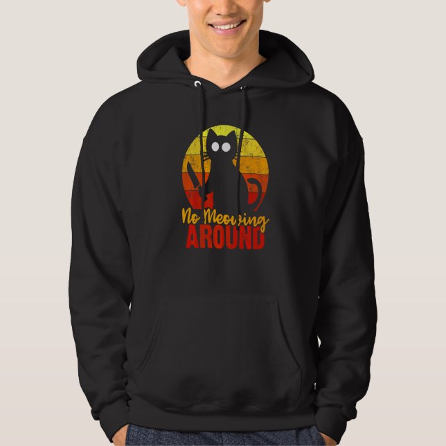 Sudadera Gato De Terror Sin Maullar Con Cuchillo Sangriento (Anverso)