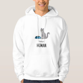 Sudadera gato de traje gris