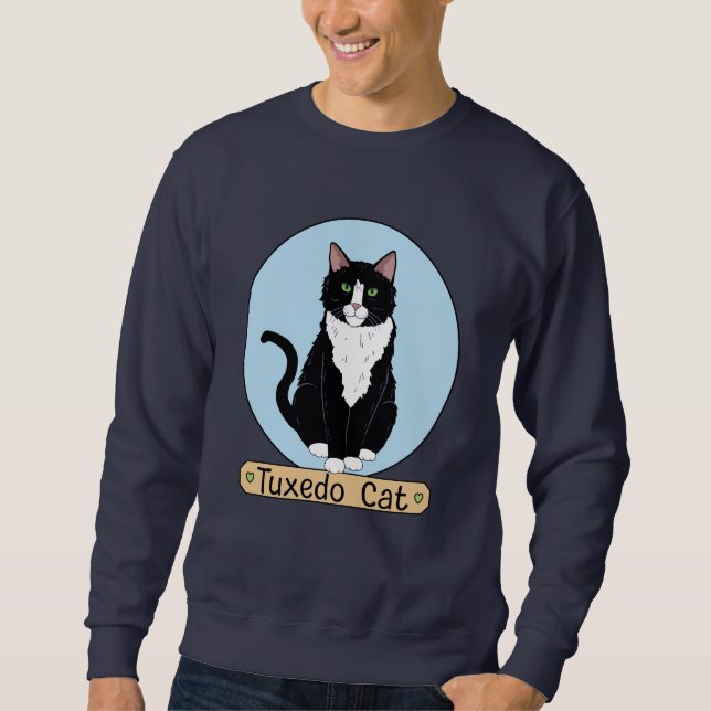 Sudadera Gato de Tuxedo (Anverso)