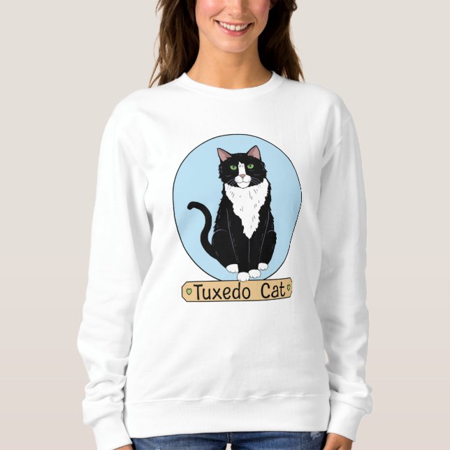 Sudadera Gato de Tuxedo (Anverso)