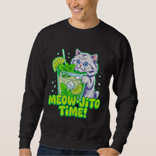 Sudadera Gato de Verano Meow-jito - Divertido Diseño de Gat