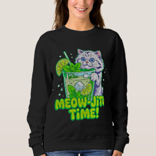 Sudadera Gato de verano Meow-jito - Gato tropical divertido